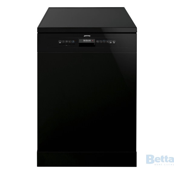 Smeg 60cm Black Freestanding Dishwasher