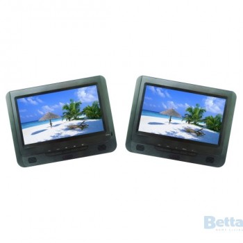 Lenoxx In Car Dvd Player Twin Screens 9I
