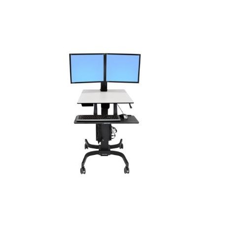 ERGOTRON Workfit-C Sit-Stand Dual LCD Bl