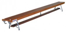 BENCHES WITH HINGED HOOKS