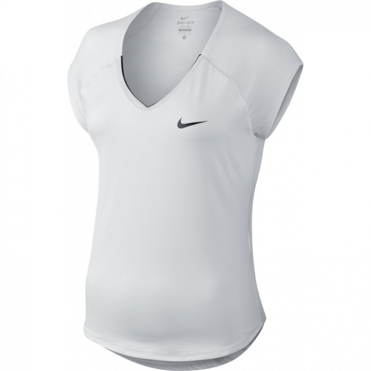 Nike Womens Court Pure Tennis Top - Whit