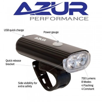 AZUR USB 750 HEADLIGHT