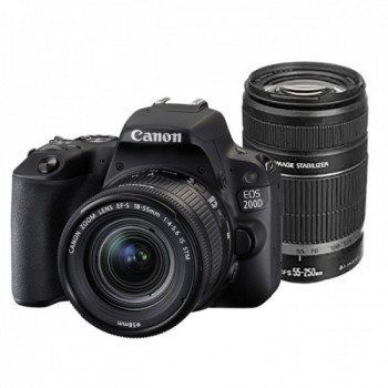Canon EOS 200D + 18-55mm STM + 55-250mm 