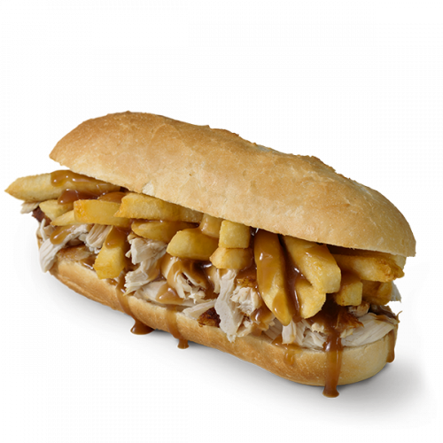 CHICKEN, CHIPS & GRAVY ROLL