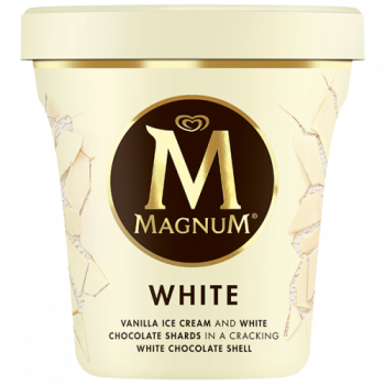 WHITE CHOCOLATE MAGNUM TUB
