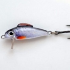 Bullet Lures Roach White Moth Minnow