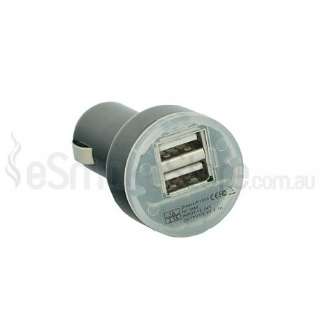 Dual USB Port - Car Charger 5V 2.1A - 1A