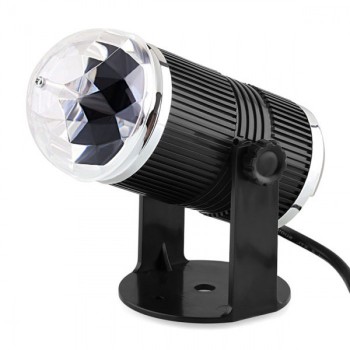 SOUND ACTIVATED ROTATING DISCO LIGHT