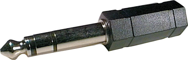  6.35mm Stereo Plug to 3.5mm Stereo Sock