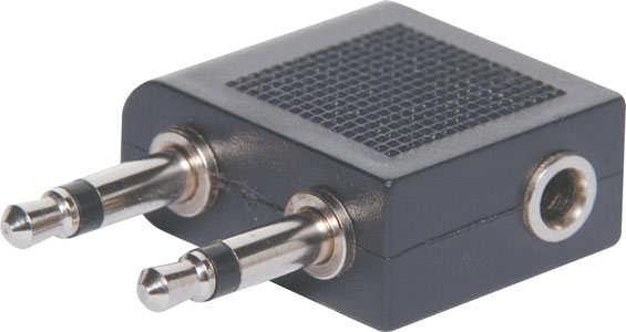  2 x 3.5mm Mono Plug to 3.5mm Stereo Soc