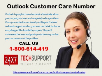 Outlook Customer Care Number 1-800-614-419|Proper Solution