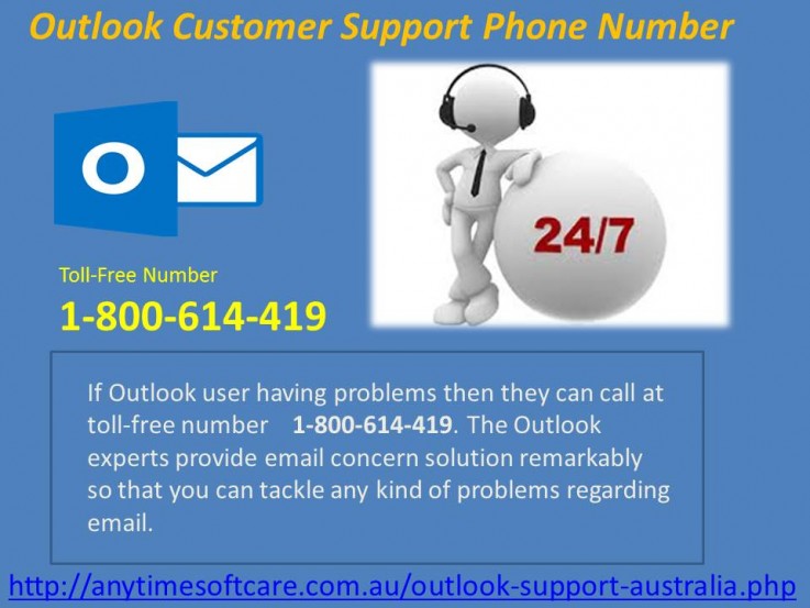 Outlook Customer Support Phone Number 1-