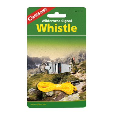 Coghlans Brass Whistle Silver