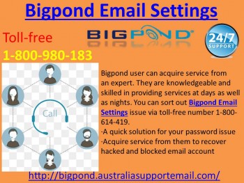 Solve Bigpond Email Settings Issue| 1-800-980-183