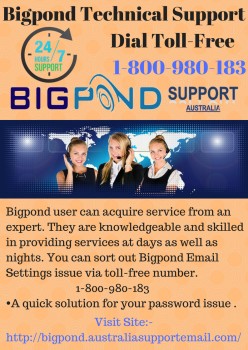 Dial Toll-Free Number 1-800-980-183 To Get Bigpond Technical  Support 