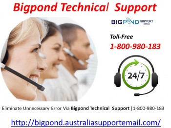 Support For Bigpond Technical Issue At Toll-Free Number 1-800-980-183