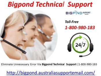 Support For Bigpond Technical Issue At Toll-Free Number 1-800-980-183