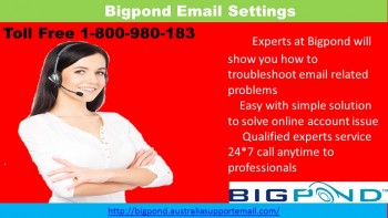 Import Contacts 1-800-980-183 Bigpond  Email Settings