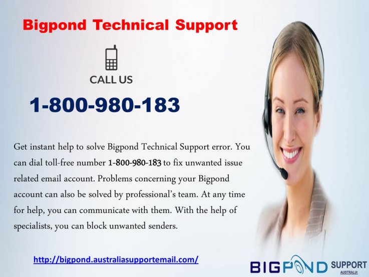 Bigpond Technical Support Call1800980183