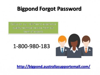 Solution For Bigpond Forgot Password 1-800-980-183 Webmail Login