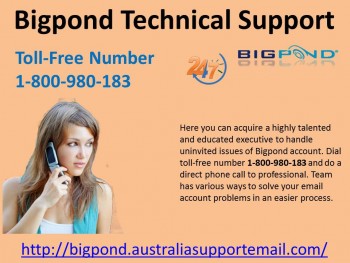 Bigpond Technical Support 1-800-980-183	