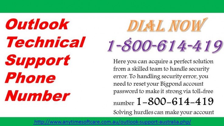 Call Toll-Free| 1-800-614-419 Outlook Technical Support Phone Number