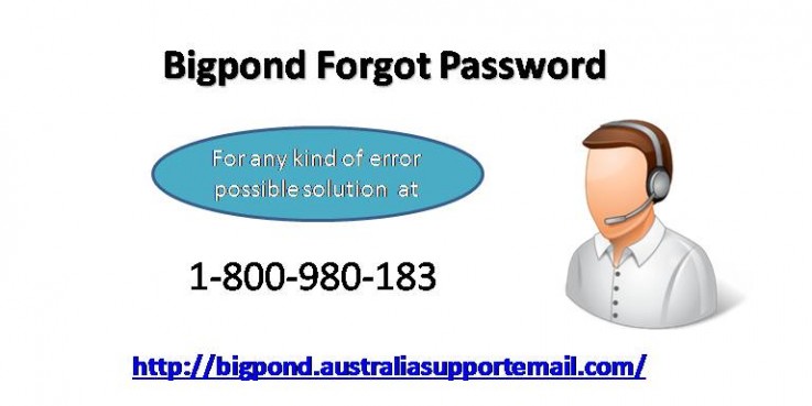 Bigpond Technical Support  1-800-980-183 For Lost Webmail Password