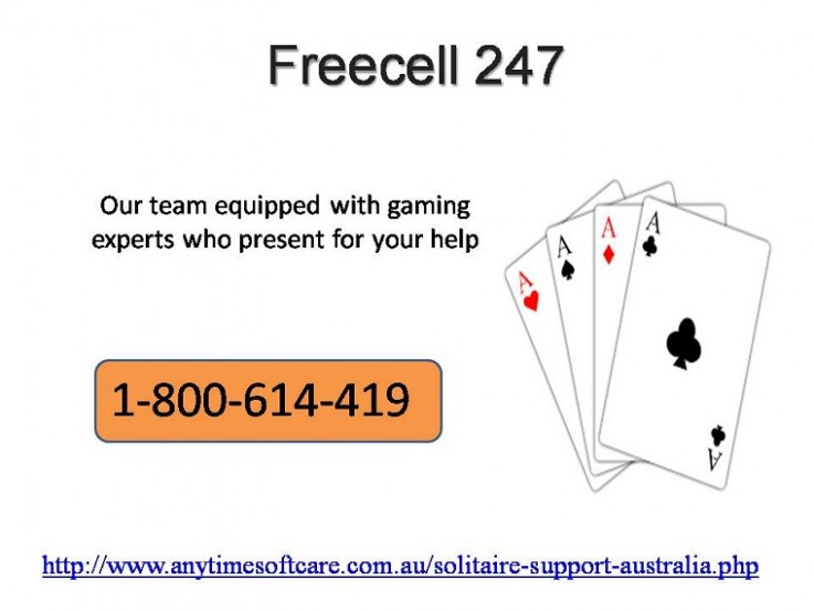 Avail Game Related Services 1-800-614-419 freecell 247