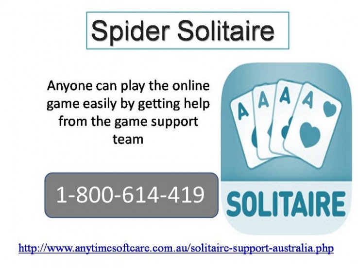 Best Services for Gaming from Spider Solitaire 1-800-614-419