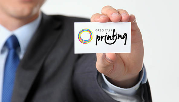 Greg Tapp Printing business card template