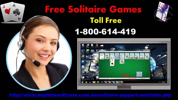 Free Solitaire Games  1-800- 614-419