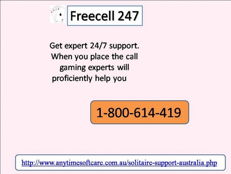 Acquire Trick And Tips To Play FreeCell 247 Smoothly 1-800-614-419