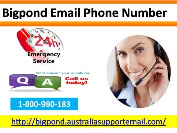 Bigpond Email Phone Number?  Acquire Help To Regain It | 1-800-980-183