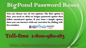 Want To Reset Bigpond Password 