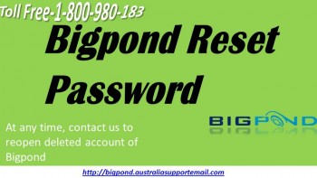 Get Complete Access On Bigpond  Reset Password  1-800-980-183