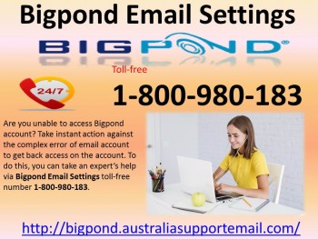 Bigpond Email Settings1-800-980-183