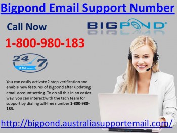 Bigpond Email Support Number 1800-980183