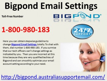 Bigpond Email Settings 1-800-980-183