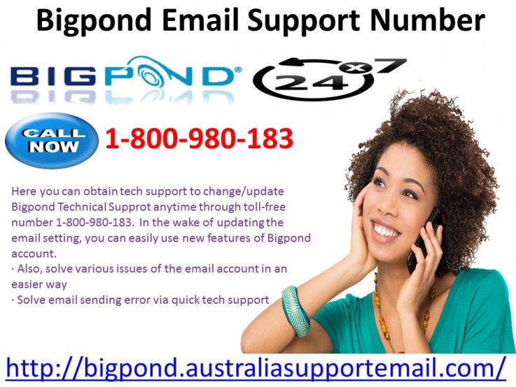 Bigpond Email Support Number  1800980183