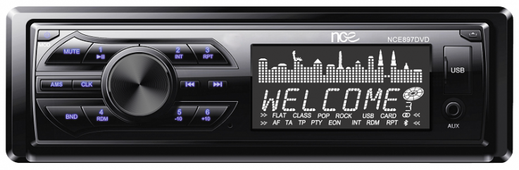 NCE DVD/CD Player with Bluetooth (NCE897