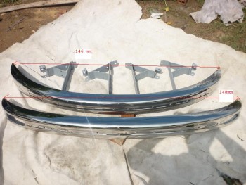 Volkswagen Beetle US Bumper 1974 -1979 in Stainless Steel