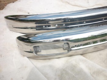 Volkswagen Beetle US Bumper 1974 -1979 in Stainless Steel