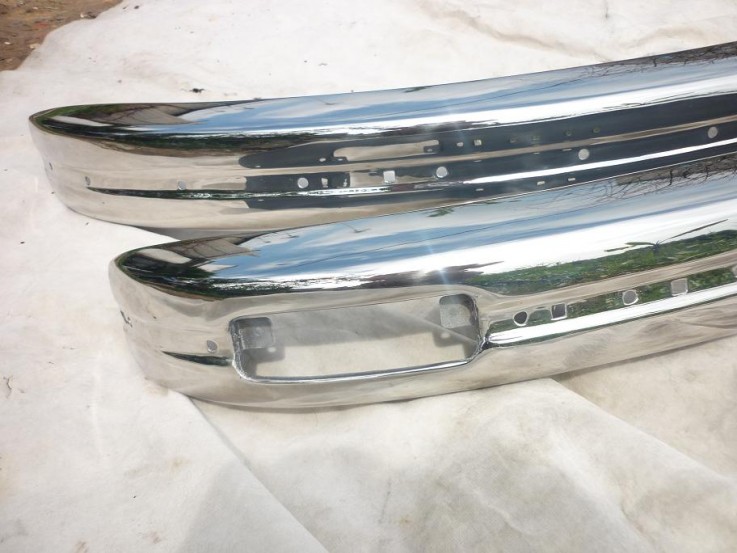 Volkswagen Beetle US Bumper 1974 -1979 in Stainless Steel