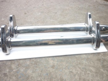 MG TD Bumper in stainless Steel