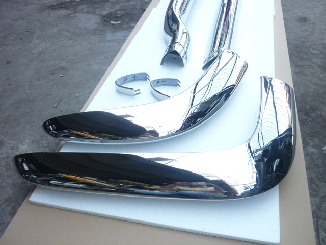 Renault Caravelle Bumper in stainless steel