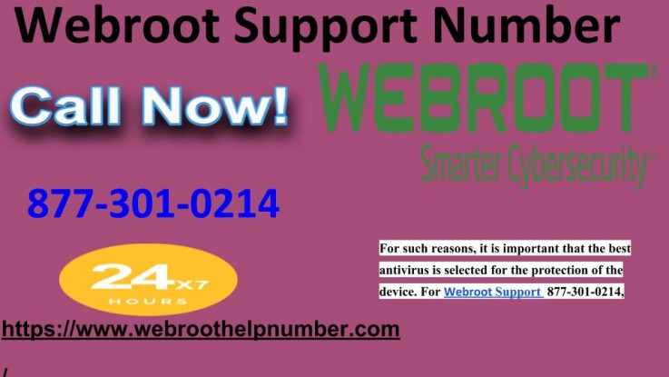 Webroot Support Number +1-877-301-0214