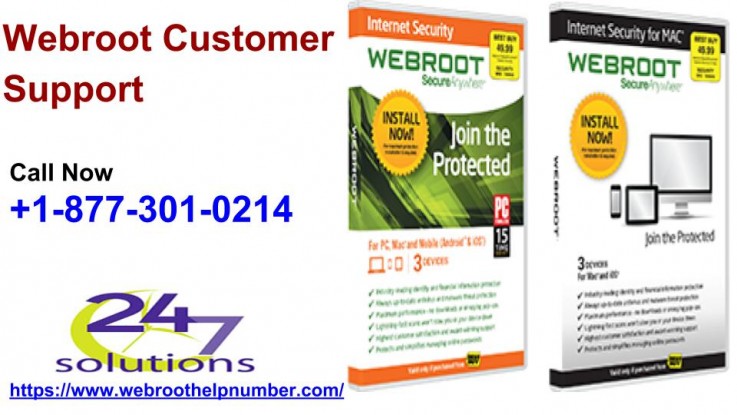 Webroot Customer Support +1-877-301-0214