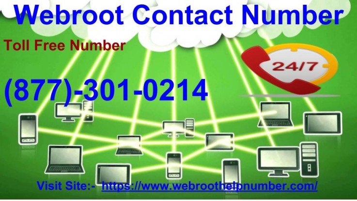 Webroot Contact Number +1-877-301-0214 