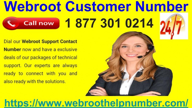 Webroot Customer Number 877-301-0214 