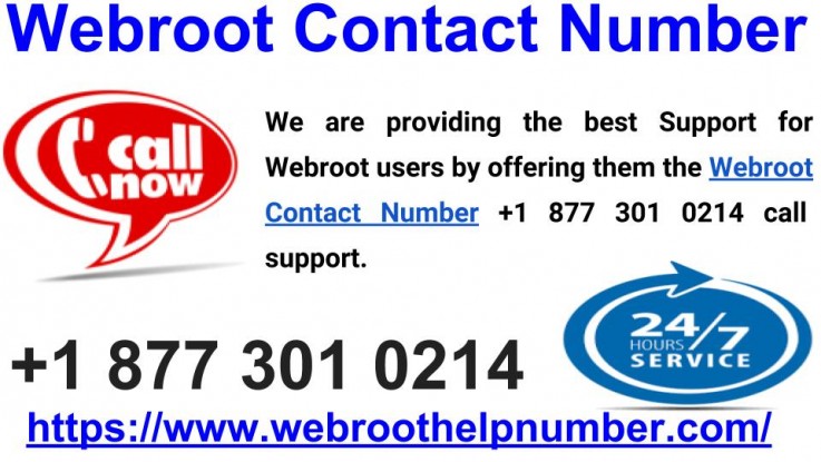 Webroot Contact Number 877-301-0214 